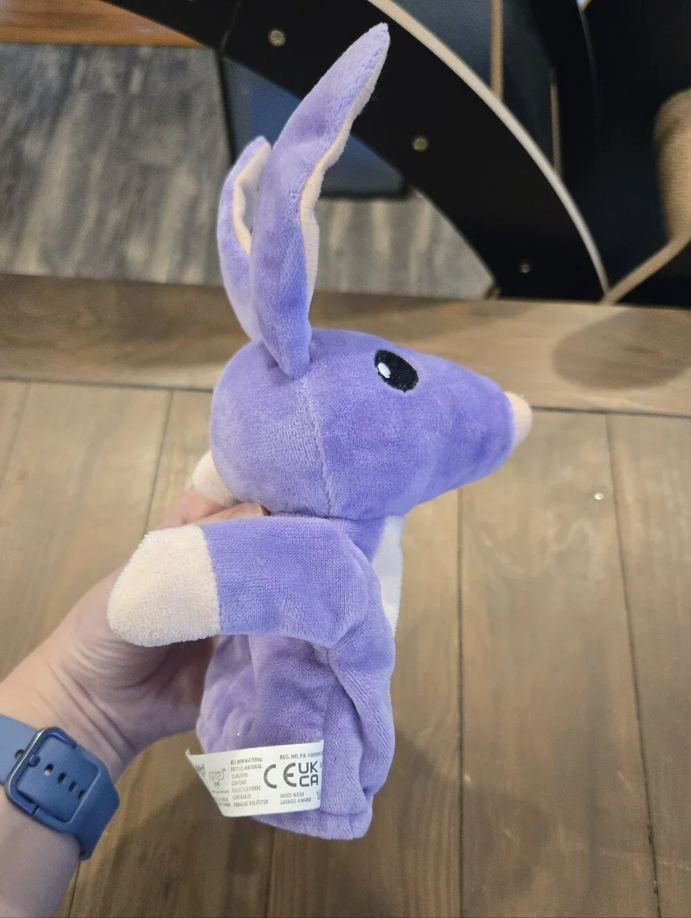 Moose Toys Bluey Bob Bilby Purple Bunny Hand Puppet